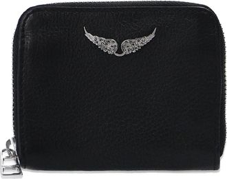 Zadig&Voltaire Mini ZV Wallet - Dames - Portefeuilles - Zwart - ONE Size - Katoen - Accessoires