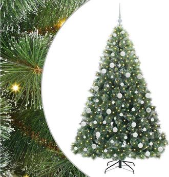 vidaXL &Aacute;rbol De Navidad Artificial Con 300 Led Verde 180 Cm Pe Y Pvc Vidaxl