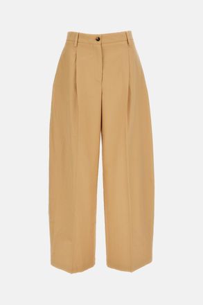 Alberto Biani Pantaloni Con Pinces In Cotone