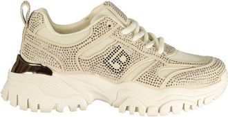 Laura Biagiotti Beigekleurige Polyurethaan Dames Sneaker
