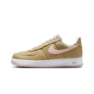 Nike Fitness, Heren, Beige, 36 EU, Leer, Air Force 1 Low Linen Canvas