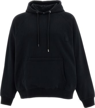 Wooyoungmi Black Cotton Hooded Sweatshirt