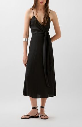 Scalpers Slip Knot Dress in Black at Nordstrom, Size X-Small Eu