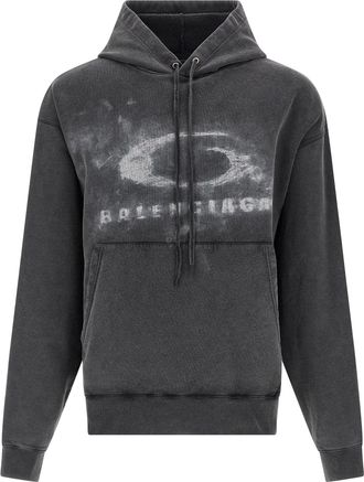 Balenciaga Washed Crayon Loop Hoodie