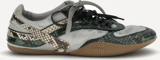 Miu Miu Python print Sneakers Female 36