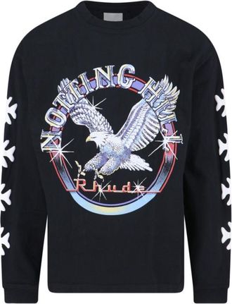 Rhude Logo Sweatshirt - Black