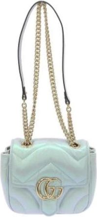 Gucci Borsa a tracolla trapuntata vintage Pre-owned - - Pre-owned - Donna - Blu - ONE SIZE
