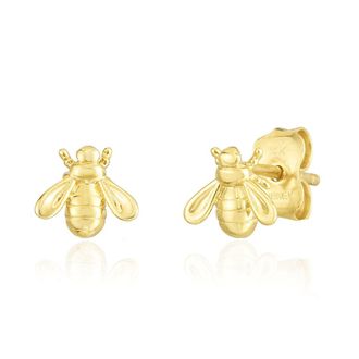 The Lovery Gold Bumble Bee Stud Earrings