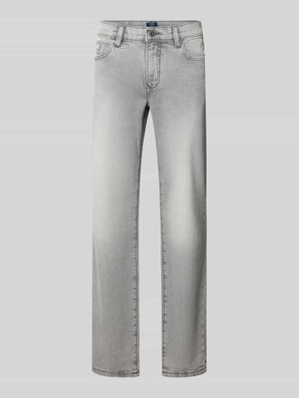 Mc Neal Regular Fit Jeans im Used-Look in Hellgrau, Gr&ouml;&szlig;e 30/30