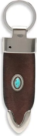Eraldo Stone-embellished Leather Keyring