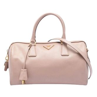 Prada Pre-owned Handbags, female, Pink, Size: ONE SIZE Pre-owned Satchel