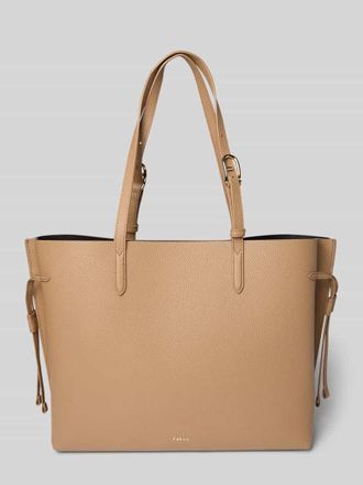 Furla Tote Bag mit Logo-Applikation Modell Ava in Taupe, Gr&ouml;&szlig;e 1
