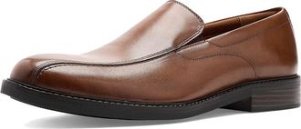 Johnston & Murphy Irving Runoff Slip-On Mens Dress Flat Shoes Tan Full Grain : 10.5 M (D), Leather