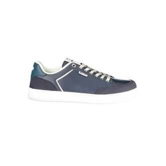 Gas blauwe polyurethaan herensneaker