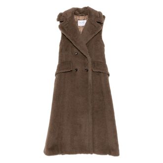 Max Mara Boario Double-breasted Sleeveless Coat