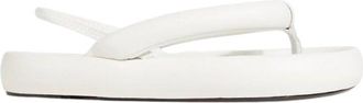 Isabel Marant White Leather Orene Platform Sandals Size 39
