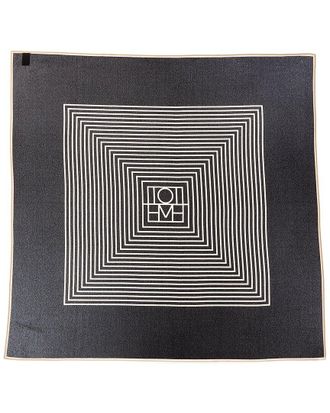 Toteme Toteme Stripe Print Silk Scarf