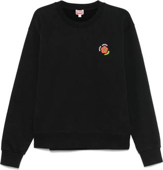 Kenzo Felpa con ricamo - Nero