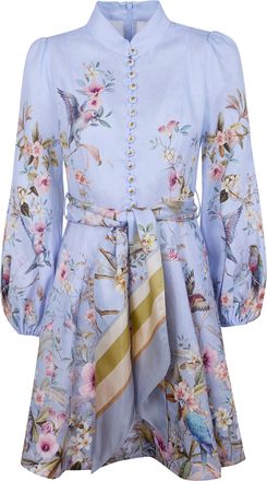 Zimmermann Rebellion Button Mini Dress
