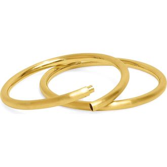 Dean Davidson Twist Midi Dune Bangle Set in Gold at Nordstrom