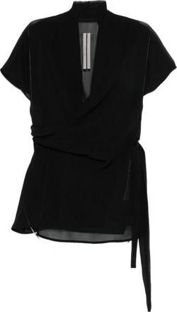 Rick Owens Dames, Blouses & Shirts, Zwart, Maat: S