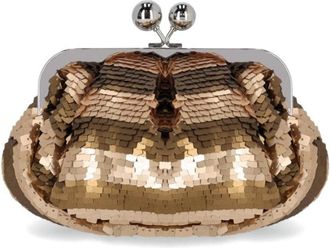 Max Mara MAX Mara Weekend Pasticcino Barca Small Clutch - female - Weekend Max Mara - Clutches - Yellow - ONE SIZE - Bags