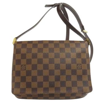 Louis Vuitton Pre-owned Cross Body Bags, female, Brown, Size: ONE SIZE Pre-owned Vintage Damier Shoulder Bag