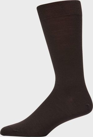 Bresciani Mens Knit Crew Socks