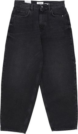 Amish Vintage Zwarte Baggy Denim Jeans - Dames - Loose Fit Jeans - Zwart - W27 - Denim - Jeans