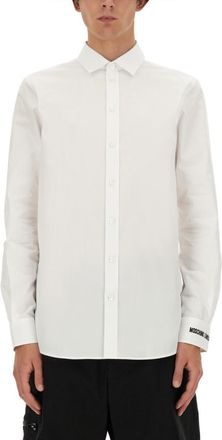 Moschino White Regular Logo Shirt