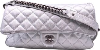 Chanel leren schoudertas tijdloos/klassiek