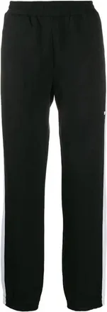 Msgm Pantaloni Tuta con Striscia Laterale - - Trousers - Uomo - Nero - S
