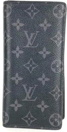 Louis Vuitton Pre-owned Long wallet (bi-fold) - Dames - Vintage Accessoires - Zwart - ONE Size - Vintage