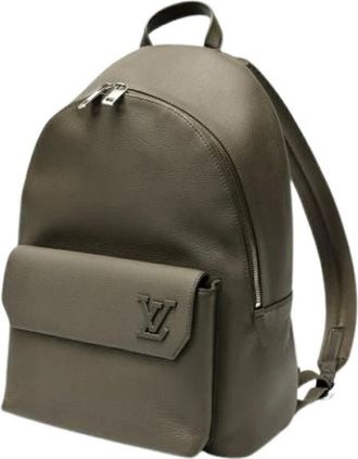 Louis Vuitton Pre-owned Vintage Rugzak - Dames - Vintage Rugzakken - Groen - ONE Size - Leer - Vintage