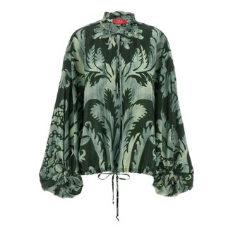 F.R.S. For Restless Sleepers F.r.s For Restless Sleepers, Dames, Blouses & Shirts, Groen, Maat: XS Zijde