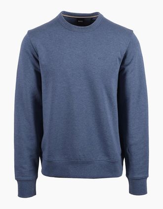 HUGO BOSS Mens Boss Black H SHARPE SWEATSHIRT OPEN BLUE - Navy - Size: 40/32/34