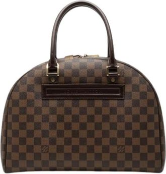 Louis Vuitton Pre-owned Nolita Handbag - Dames - Vintage Handtas - Bruin - ONE Size - Leer - Vintage