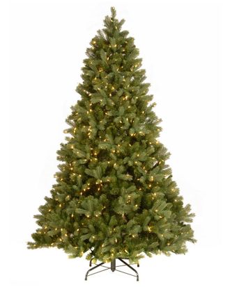 National Tree Company 7.5Ft Feel Real Downswept Douglas Tree With Clear Lights