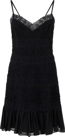 Valentino Garavani Abito con ruches - Nero