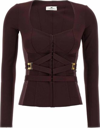 Elisabetta Franchi Bustier Blazer