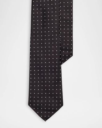 Polo Ralph Lauren Men & apos;s Pindot Silk Tie