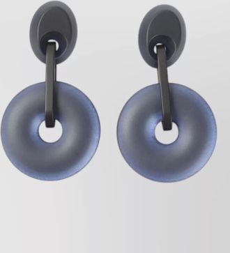 Giorgio Armani resin clip-on earrings