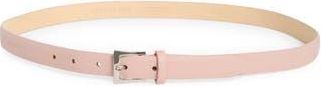 Longchamp Leather Belt in Powder Pink at Nordstrom Rack
