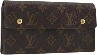 Louis Vuitton Pre-owned Vintage Monogram Long Wallet - Dames - Vintage Accessoires - Bruin - ONE Size - Vintage