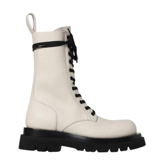Bottega Veneta Butter Leather Combat Boots