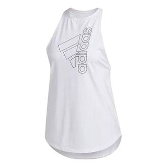 adidas (WMNS) adidas Badge of Sport Tank Top Asia Sizing White FQ1996
