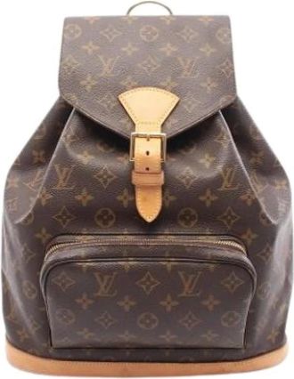 Louis Vuitton Pre-owned Backpacks, female, Brown, Size: ONE SIZE Pre-owned Vintage Monogram Backpack