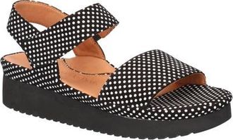 L'Amour Des Pieds Abrilla Platform Sandal in Black/White at Nordstrom, Size 6.5