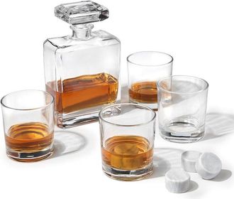 Godinger Chateau 9pc Whiskey Decanter Set