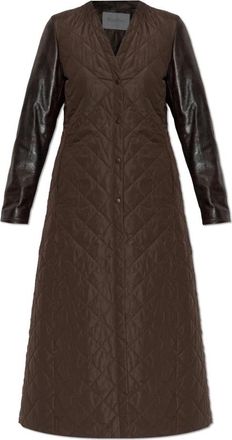 Max Mara Berta Coat - Dames - Mantel - Bruin - 2XS - Wol - Jassen